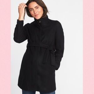 Old Navy Maternity Black Pea Coat